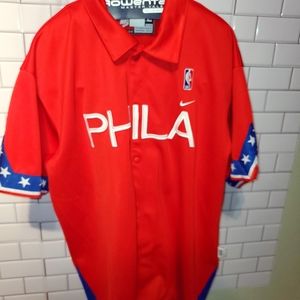 Nike NBA official  XXL Philadelphia jersey jacket